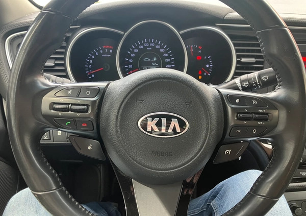 Kia Optima cena 54300 przebieg: 112800, rok produkcji 2014 z Leszno małe 352